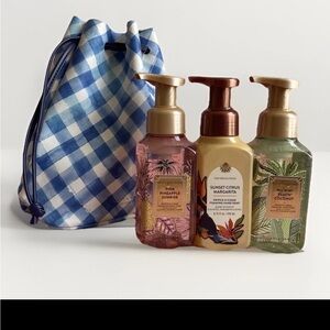 Bath & Body Works Summer Foaming Hand Soap Trio + Gift bag